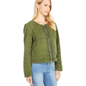 BLANK NYC Happy Camper Quilted Jacket M